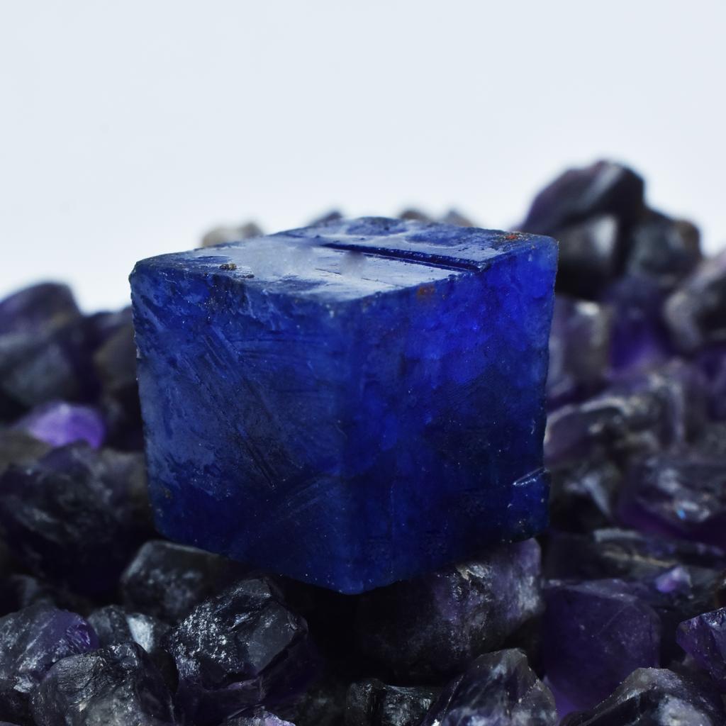 Natural Blue Tanzanite Loose Gemstone 89.30 ct Dyed Rough for Lapidary and Gem Collections