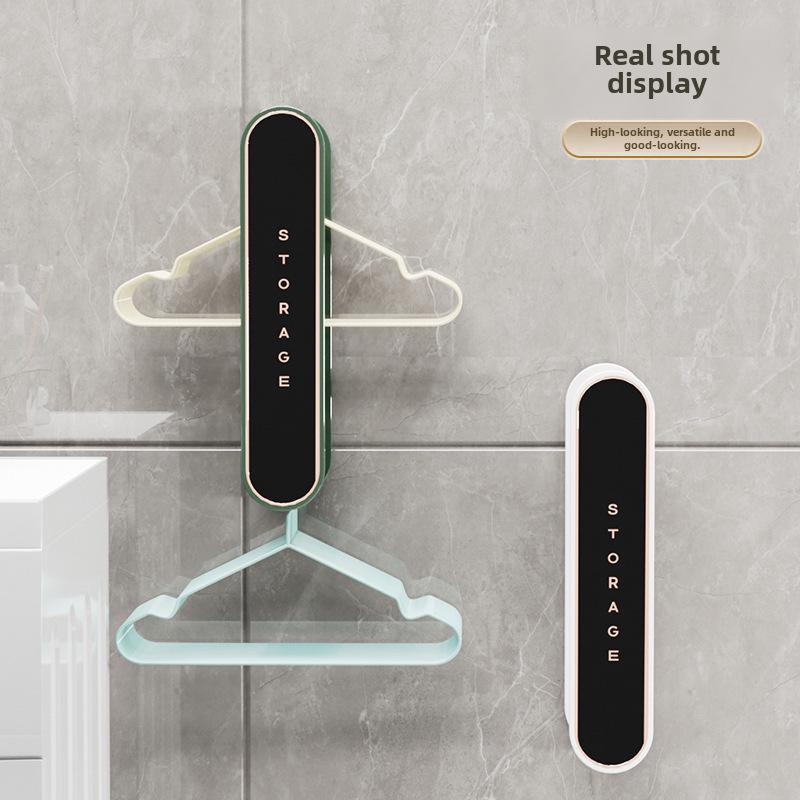 Einziehbarer Wandmontierter Kleiderständer - Stanzfrei, Platzsparendes Balkon-Aufbewahrungsregal