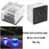 Waterproof Solar Ice Brick Garden Lights - Outdoor Glass Deck & In-Ground Lights