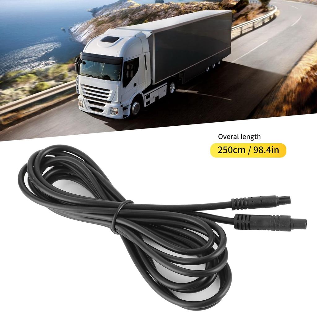 8.2ft 5 Pin Extension Cable, Male to Female, Rear View