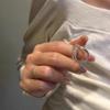And Unique Elegant Open Copper Ring For Women With Striking Geometric Design Perfect For Any Outfit