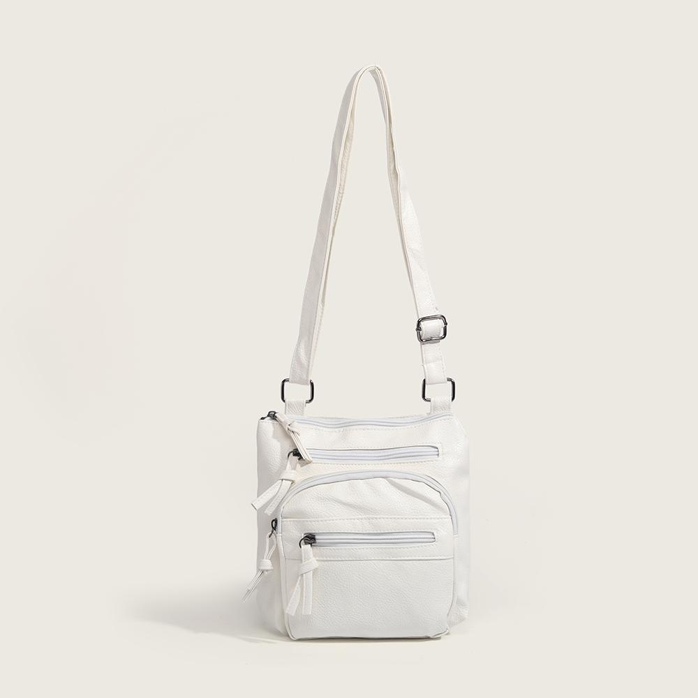 Exquisite Pu Crossbody Shoulder Mobile Phone Bag, Casual Elegant And Simple Solid Color Classic Design, Practical, Suitable for Commuting And