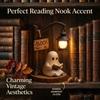 Ghost Reading Night Light,3D Cute Ghost Reading Book Lamp,Lighted Vintage Patchwork Halloween