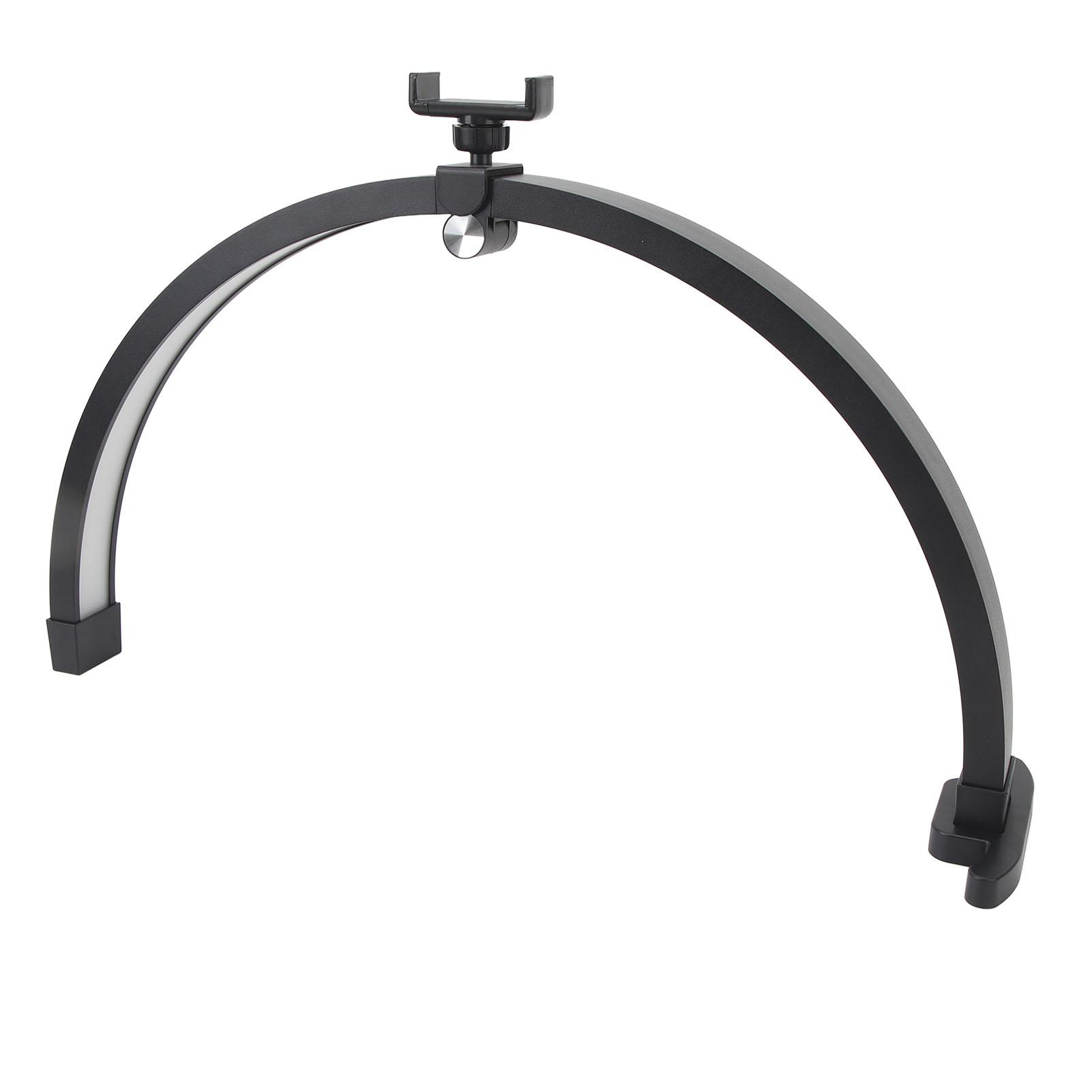 

22-дюймовая настольная лампа для ногтей Half Moon с сенсорной кнопкой, заполняющий свет Half Moon, складная настольная лампа для ногтей мощностью 20 Вт EU PLUG