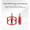 RGO Carbon Fiber Pedal Road Bicycle Pedal 3 Bearing Aluminum Alloy Anti-skid Mountain Bicycle Pedal Bicycle Accessories