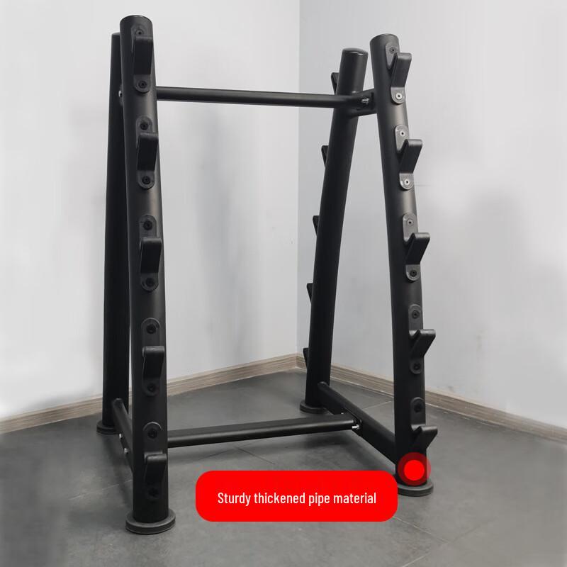 WEZHO Heavy Duty 10-Bar Barbell Storage Rack