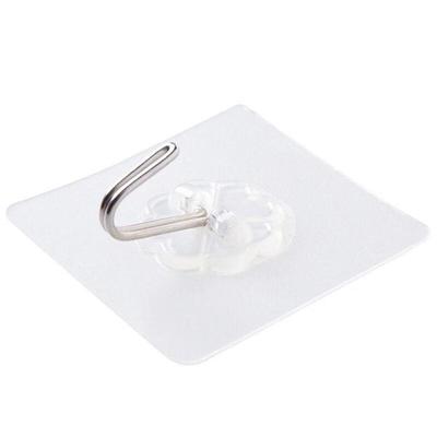 Mingling Transparent Adhesive Wall Hooks, 6x6