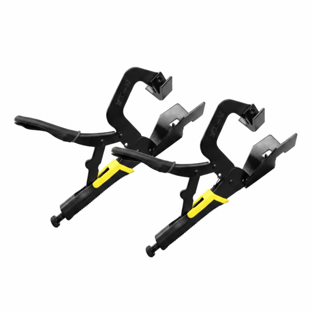 2 Pcs Precise Woodworking 90 Degree Corner Clamp T Joint Clamp  For Cabinet Assembly