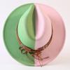 Popular European and American Classic Double-color Wide-brimmed Top Hat Men's and Women's Fashion OL Style Cowboy Hat Jazz Hat