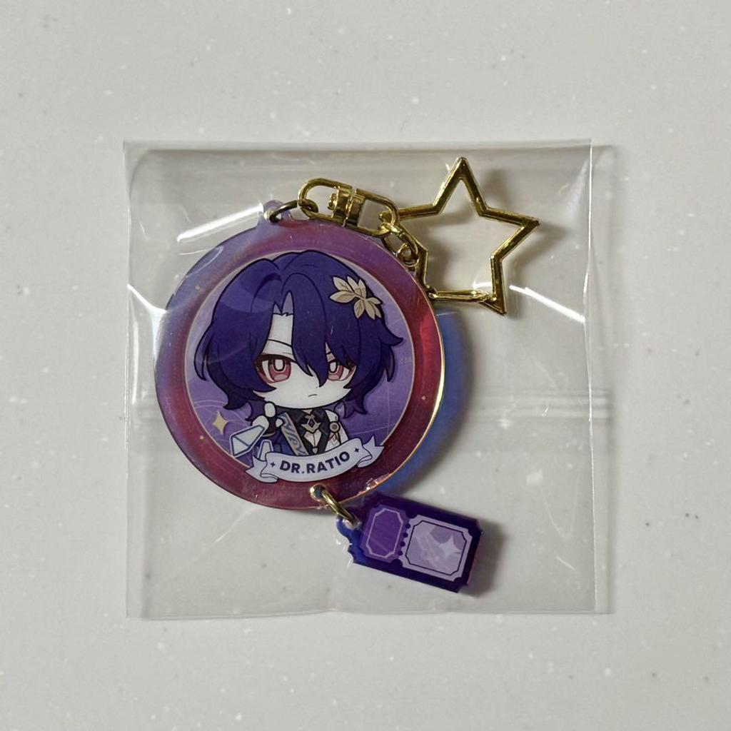 [USED] Collapse Star Rail Stare Korea Boor Chicken Dr. Ratio Keychain