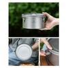 Titanium Food Storage Container Leakproof Lunch Box Outdoor Home Office Adult Use 900ml 1500ml
