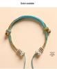 Achtsträngige handgeflochtene Kordel mit Panchang-Knoten für Damen-DIY-Schmuck - Goldener, Bernstein- oder Jadepfad.