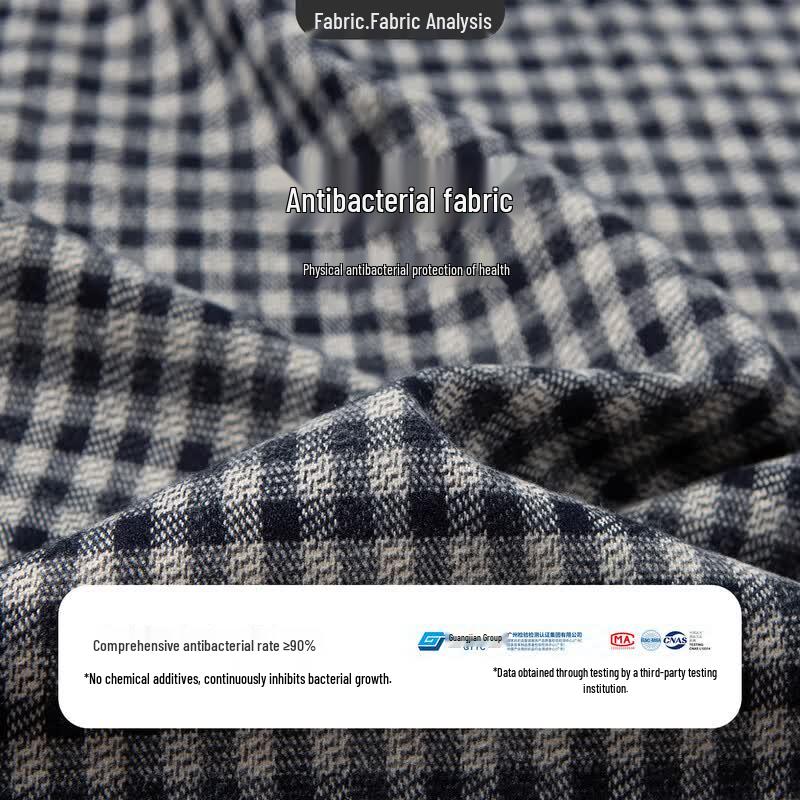 Navigare Men's Plaid Long-Sleeve Overshirt