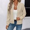 Womens Zip Up Jackets Dressy Long Sleeve Sweatshirt Button Down Jacket Fall Shirts With Pocket