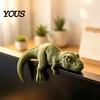 Realistic Dinosaur Model 4 Pcs 3D Printed Monitor Topper, Fun Office Desk Decor, Hanging Paw Figure Cute Animal Car Dashboard Accessory for