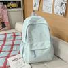 Mochila Escolar Niña Estudiante Universitaria Pequeña Fresca Estudiante de Secundaria Estudiante de Preparatoria Mochila Estampado de Hojas Mochila para Niña Estudiante