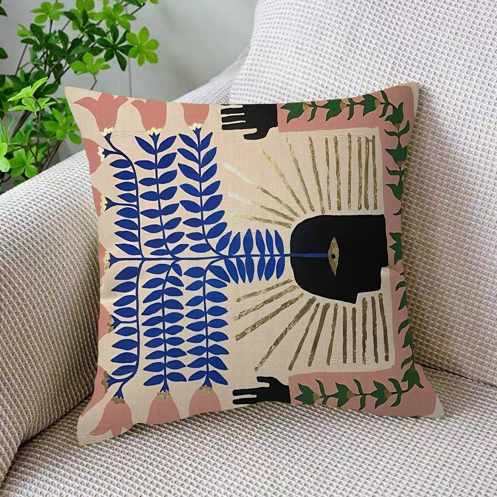 Ägypten Buntes Abstraktes Tiger Büro Kissen Kissenbezug Auto Kissenbezug 45X45CM Lendenkissen Bezug Sofakissenbezug