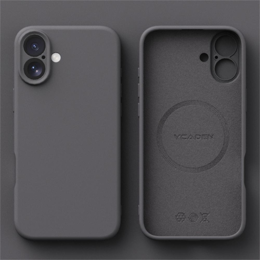 Silikonowe etui Magsafe do ładowania bezprzewodowego, matowe, dla iPhone 16 15 14 13 12 11 Pro Max 14 15 16 Plus, wysokiej jakości, płynne, tylna okładka