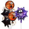 Halloween Themed Balloon Set Skull Spider Web Mummy Aluminum Film Balloon Bar Atmosphere Arrangement