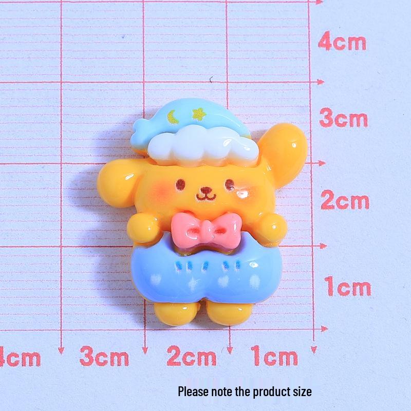Cartoon Rabbit & Duck Resin Accessories - Shoe Buckles & Hair Clips