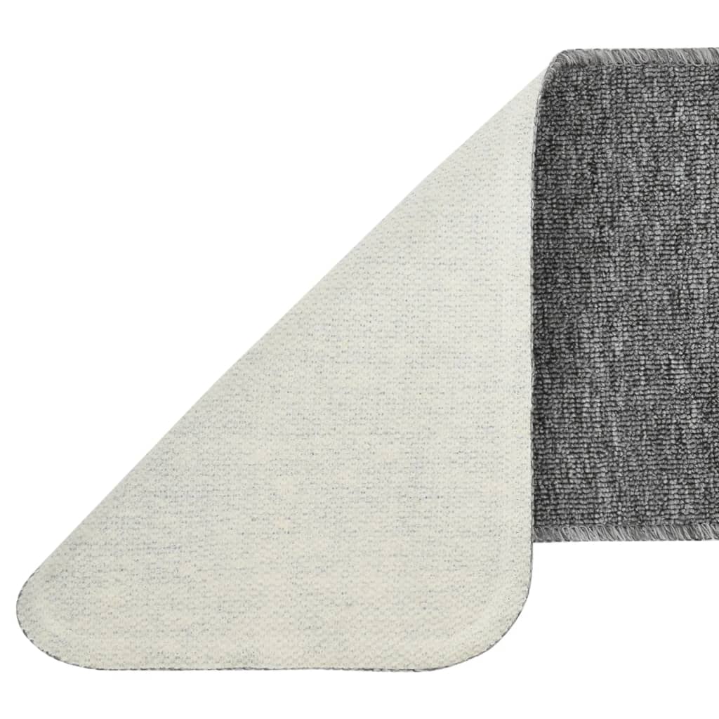 Vidaxl Antypoślizgowe Nakładki Na Schody, 15 Szt., 60X25 Cm, Szare