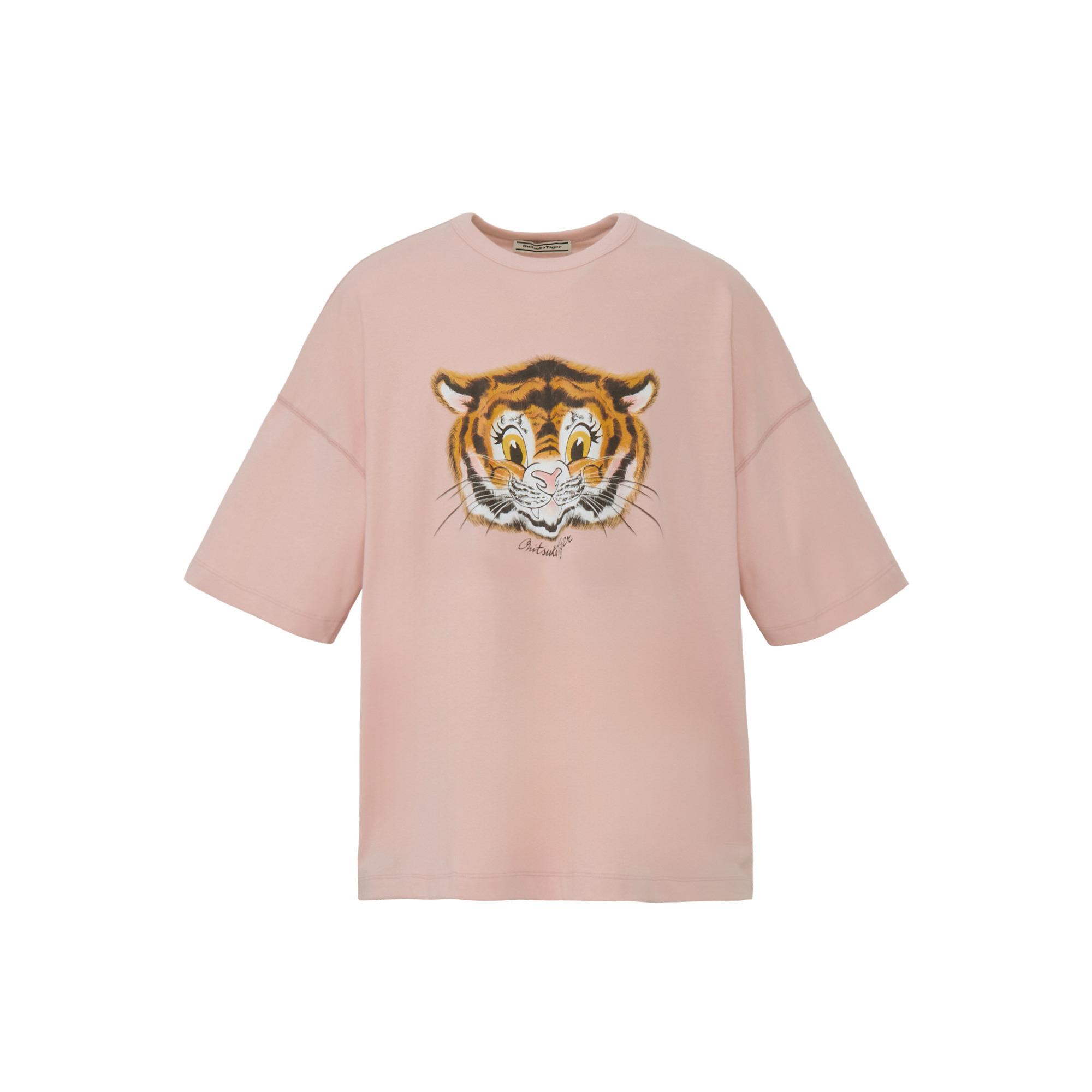 

Onitsuka Tiger Graphic Tee Unisex Tops Light-Pink 2183B611-700 S