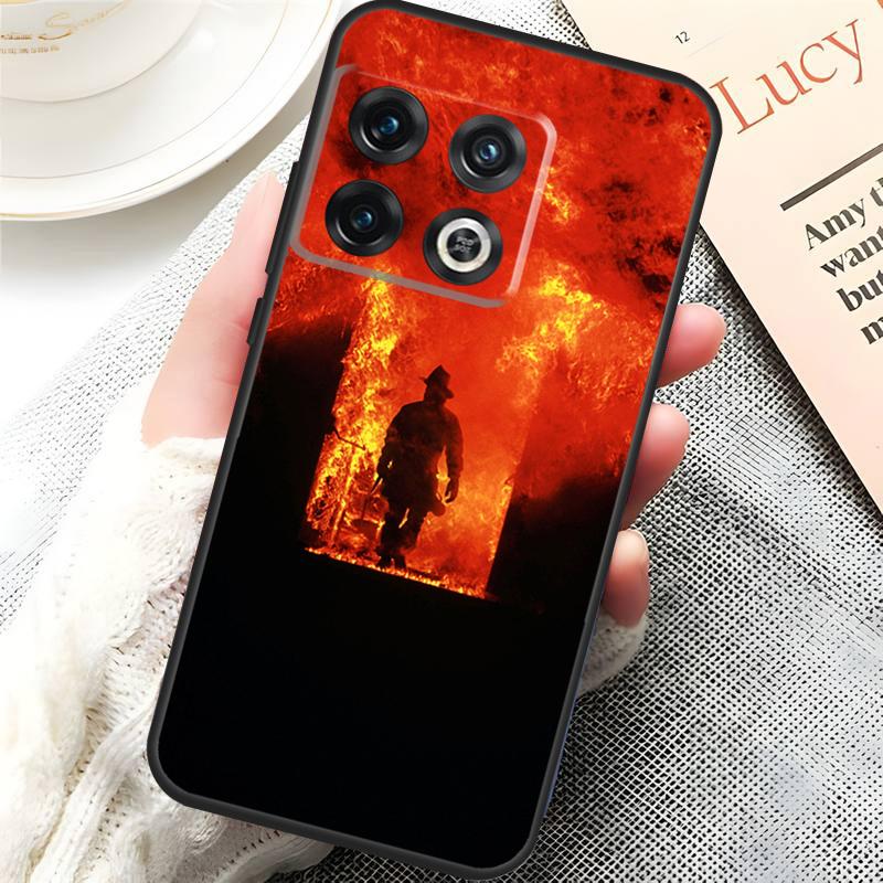 Firefighter Fire Fireman Cover For OnePlus 15 13 13R 13T 12 12R 10T 11 10 Pro OnePlus Nord 5 CE 4 3 Lite N20 N30 Case