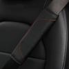 PU Carbon Fiber Leather Car Shoulder Guard Belt Decoration Set Multiple Colors Interior Enhancement Accessory