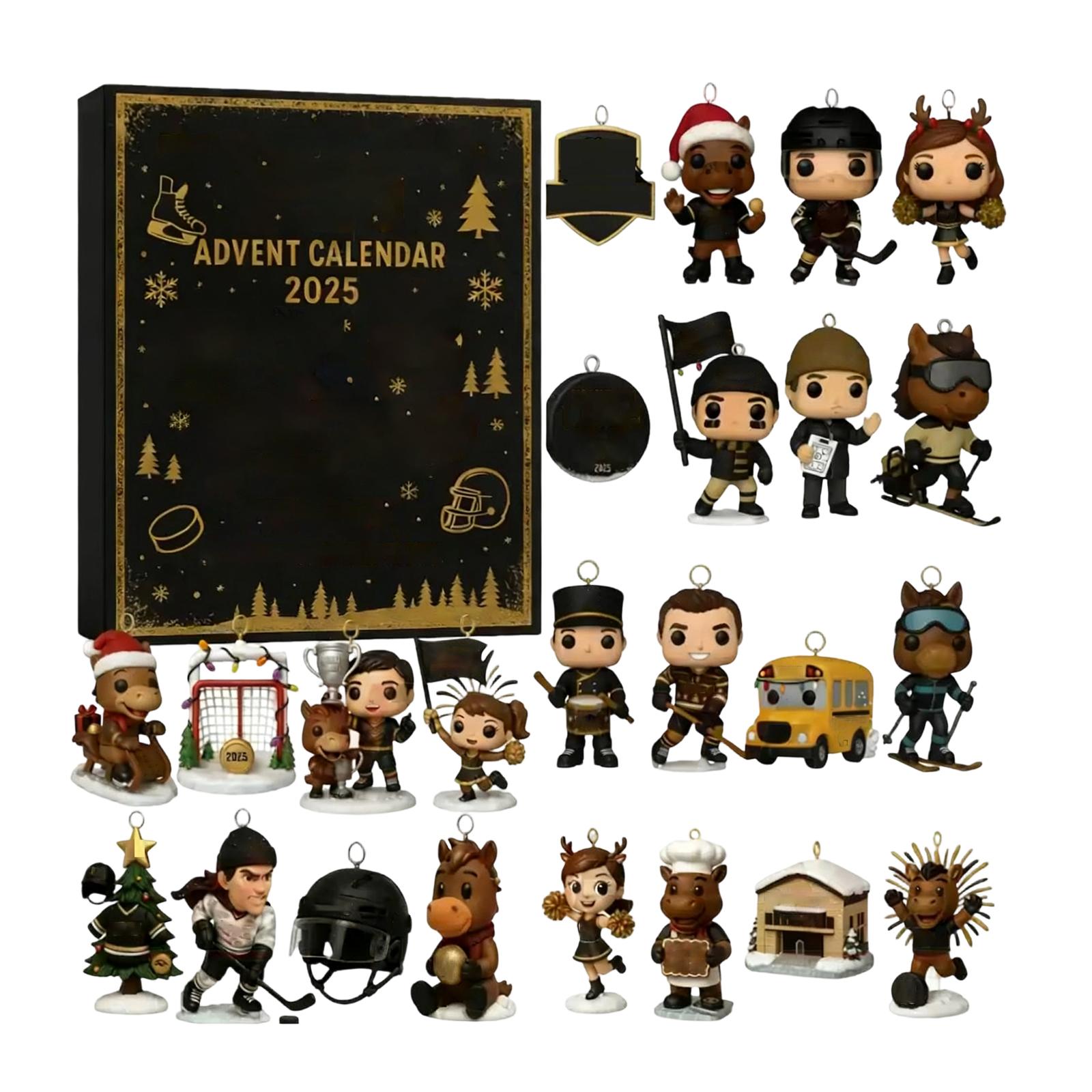 

2D Plane+airplane Box +24PC+ Fitness Decoration Advent Christmas Countdown Box Calendar One Size