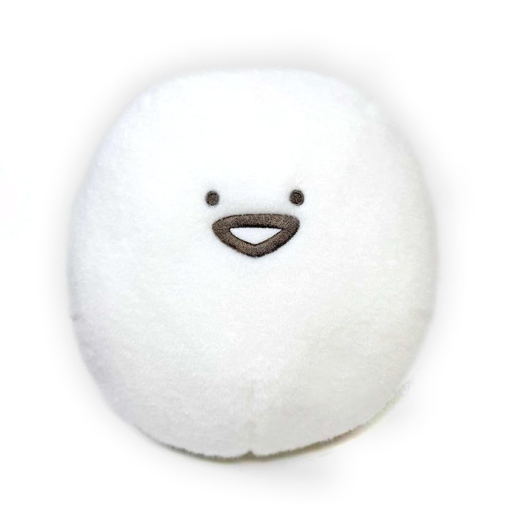 

Fluffy Round Plush Toy BIG Official Pudding-san Stationery-san Approx. 20cm (Stationery-san (White))