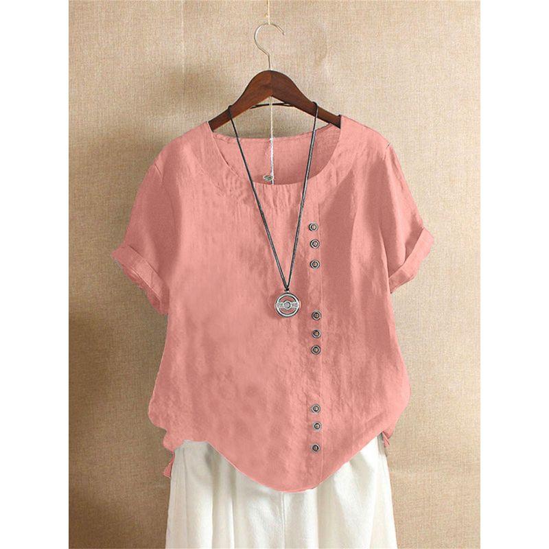 Casual Loose Short Sleeved T-shirt for Women Casual Loose Short Sleeves T-shirt