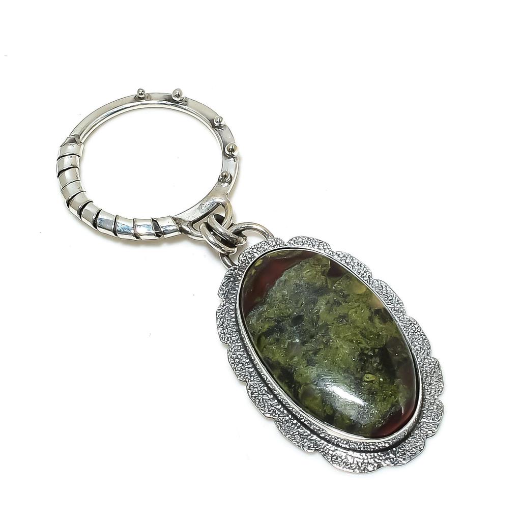 Natural Dragon Blood Jasper Gemstone Silver Pendant In 925 Sterling Silver- Handmade Design, Everyday Wear Jewelry, Unique Pendant Gifts