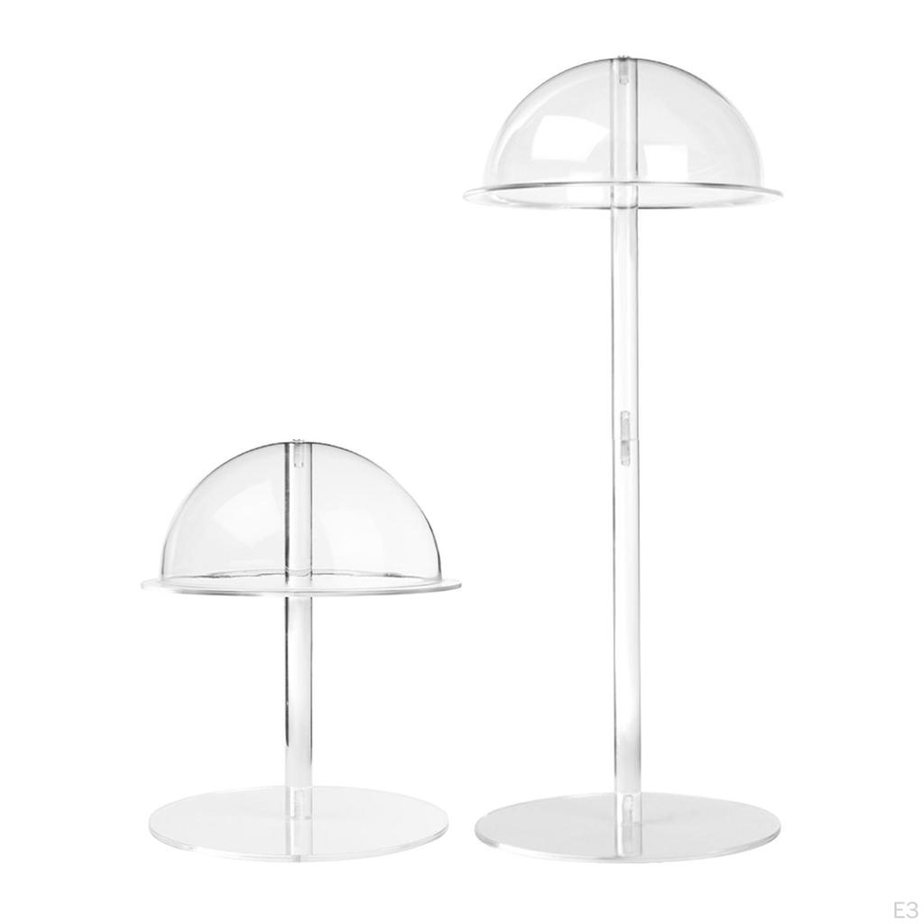 Acrylic Hat Display Stand Risers Stands Clear Pedestal Cowboy Holder for