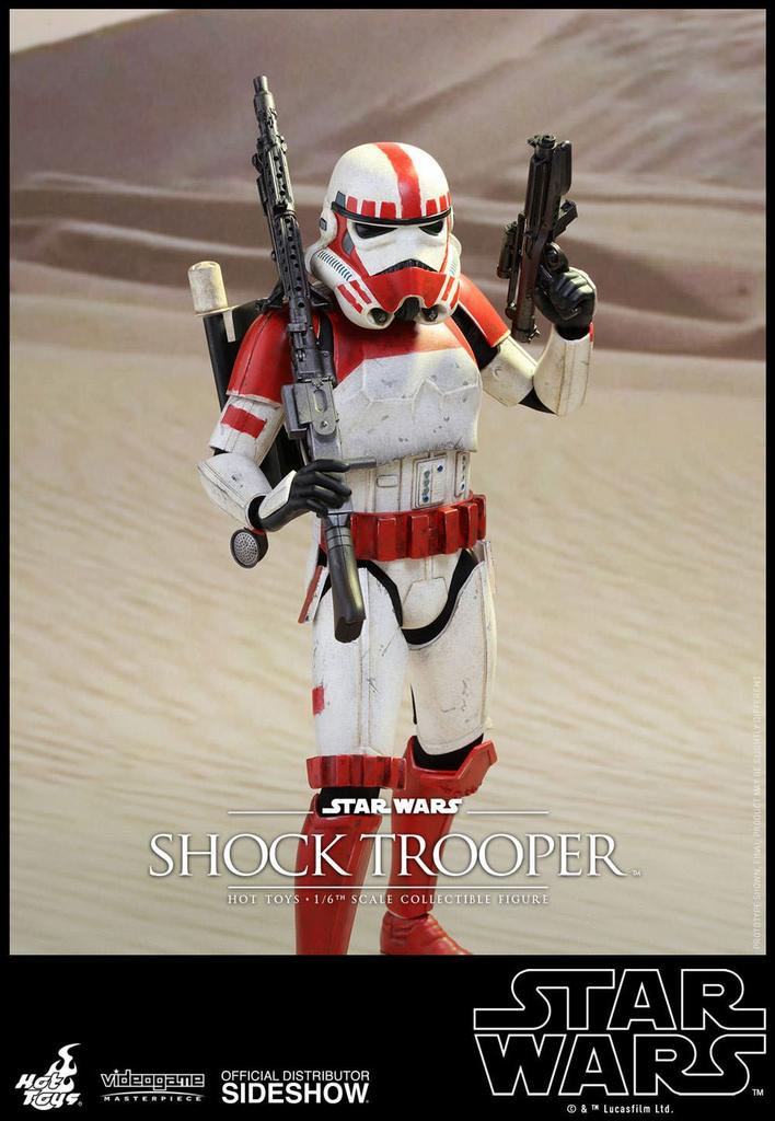 Videohra Mistrovské dílo Star Wars Battlefront Shock Trooper Scale Plastová malovaná pohyblivá figurka 1/6