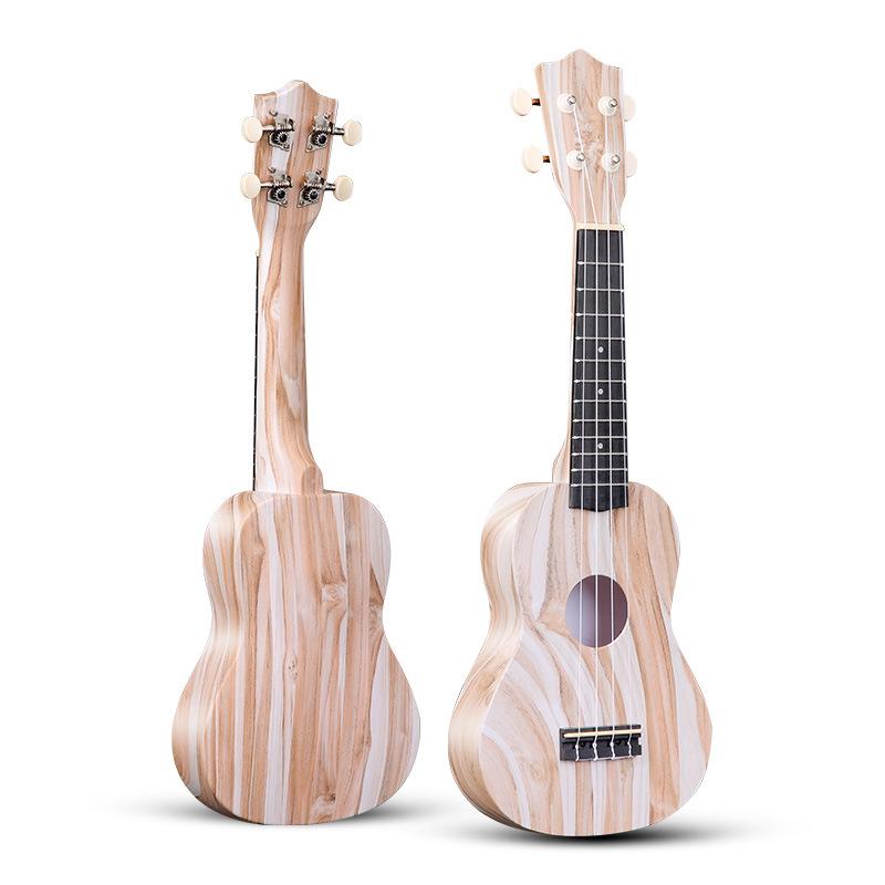 21-Inch Natural Wood Children's Ukulele Four-String Guitar Instrument