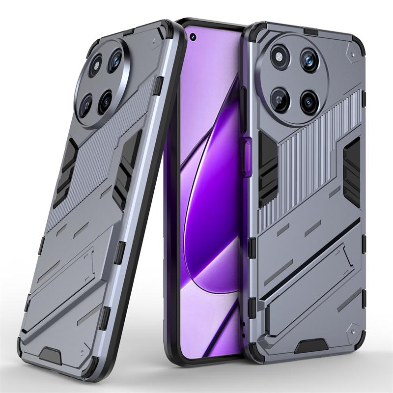 For Cover OPPO Realme 11 Case Realme 11 4G Global Capas Shockproof Bumper Kickstand Back Holder Cover Realme11 Realme 11 Fundas