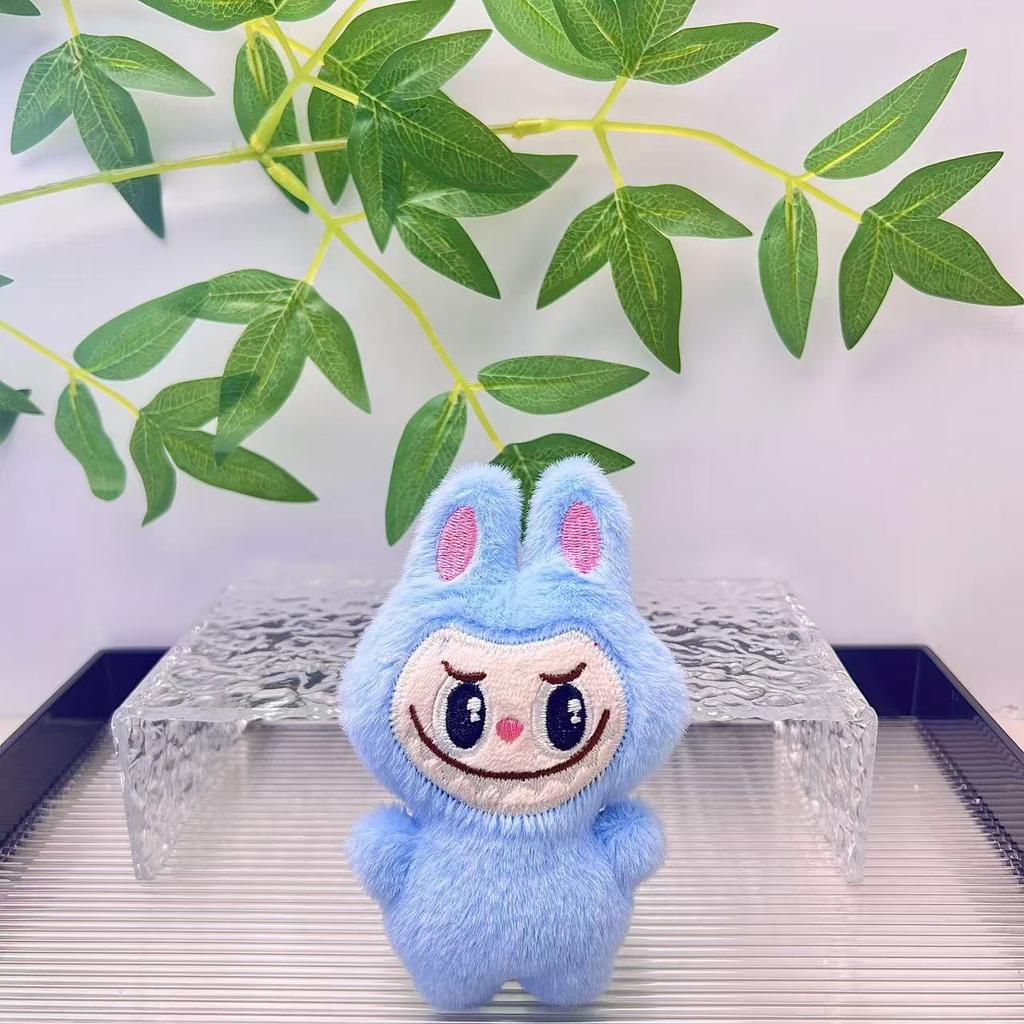 New Labubu Plush Toy Doll Labubu Pendant Doll Bubble Mart Doll Pendant Key
