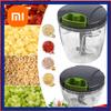 Xiaomi 600/1000ml Manueller Lebensmittelzerkleinerer Handzug-Schnur Gemüseschneider Zwiebeln Knoblauch Zerkleinerer Früchte Kräuter Nüsse Küchen-Lebensmittelprozessor