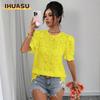 Women's Fashion Casual O-Neck Short Sleeve  Blouses & Shirts