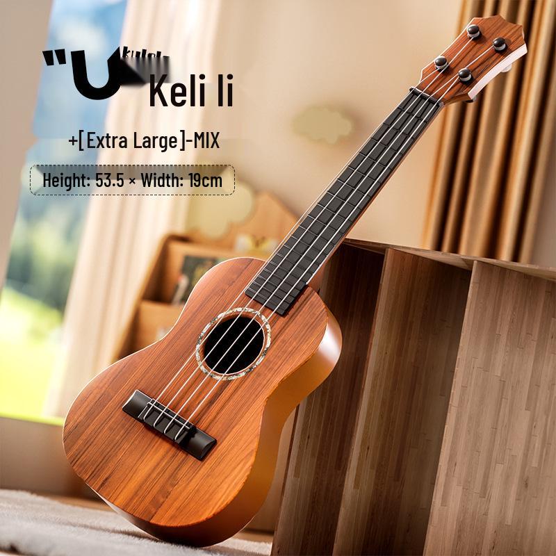 Realistic Guitar Playable Ukulele Toy for Children's Musical Education