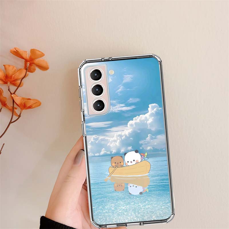 Cute BuBu DuDu Clear Phone Cases for Samsung S26 Ultra Galaxy S25 Edge S24 S23 FE S21 Plus S20 S22 S10 Cover Patterned Compatibl