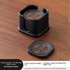 New 6Pcs PVC Coasters Dining Table Protector Pad Heat Resistant Cup Mat Coffee Tea Hot Drink Mug Placemat Kitchen Accessories