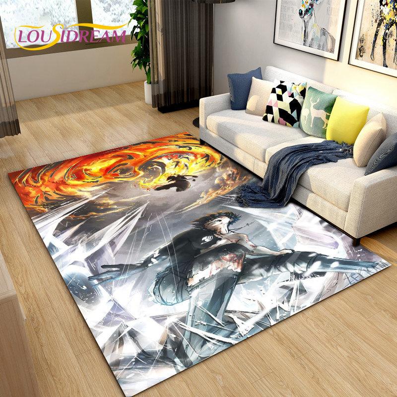 Fairy Tail Japan Anime Cartoon Area Rug,Carpet Rug for Living Room Bedroom Sofa Doormat Decoration, Kids Play Non-slip Floor Mat