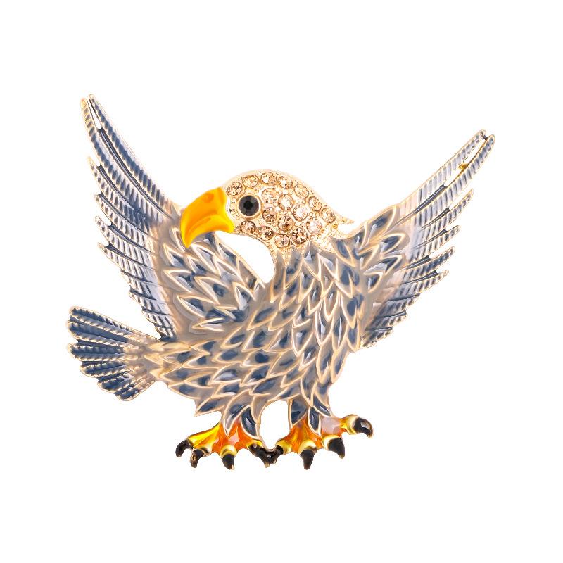 Fashionable Exaggerated Animal Eagle Versatile Brooch
