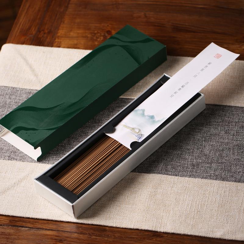Hainan Agarwood Cypress Incense Sticks 50g - Indoor Purifying and Calming Aroma for Home Vietnam Nha Trang