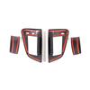For NISSAN 370Z Z34 2009-2020 Carbon Fiber/Black Car Outer Door Handle Protective Cover Trim Stickers Exterior Accessories