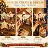 Unfinished Christmas  Painting Kit DIY Sparkling Bead Craft Set  Christmas Gift