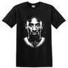 T-shirt Ritratto di Kobe Bryant Basket Bianco Nero Grafica Tributo per Fan Maglietta Artistica