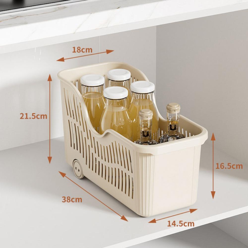 

Large Capacity Sundry Storage Case Plastic Kitchen Cabinet Organizer Durable Pot Cover Holder L