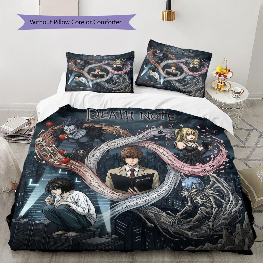 Death Note Soft Duvet Cover Children's Bedding Set,Extra Large Size Christmas Gifts Various Sizes Available -HE78